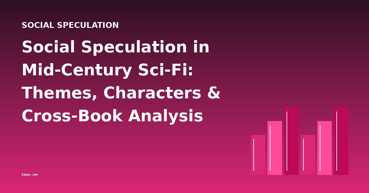 Social Speculation in Mid-Century Sci-Fi: Themes, Characters & Cross-Book Analysis