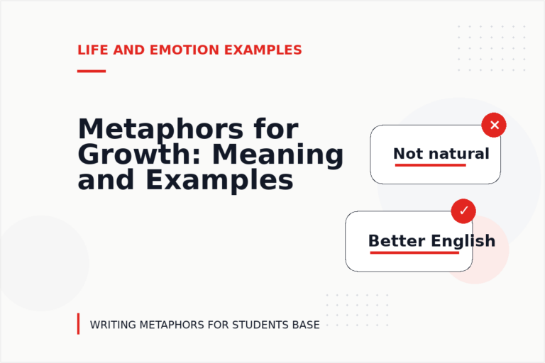 Metaphors for Growth: Meaning and Examples