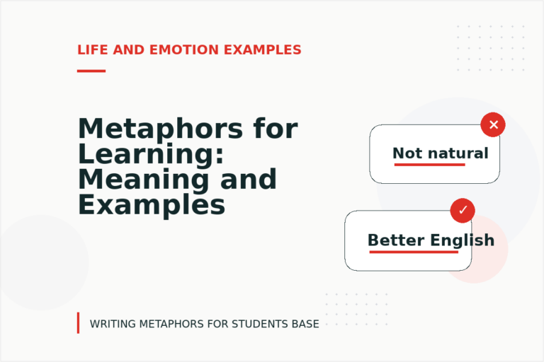 Metaphors for Learning: Meaning and Examples