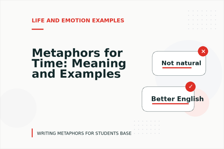 Metaphors for Time: Meaning and Examples