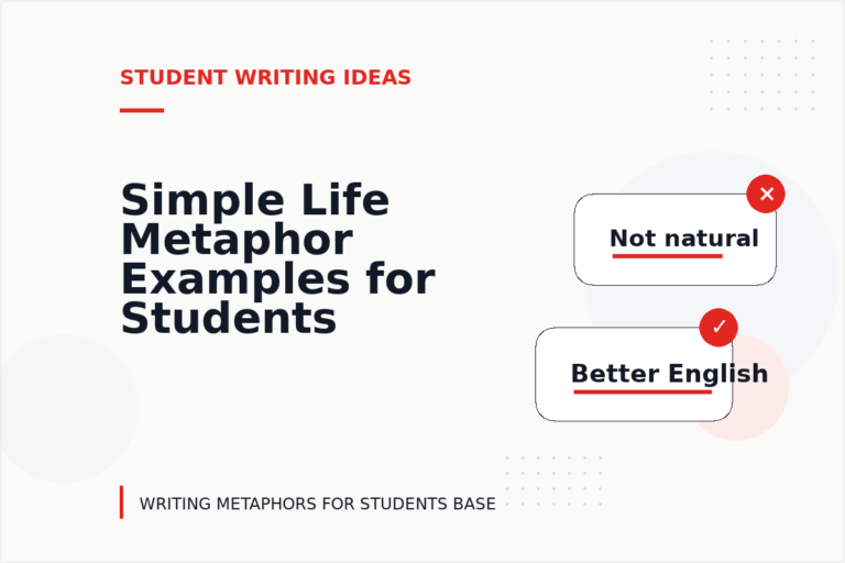 Simple Life Metaphor Examples for Students