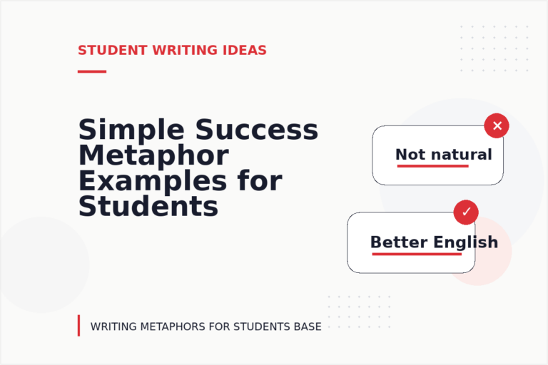 Simple Success Metaphor Examples for Students