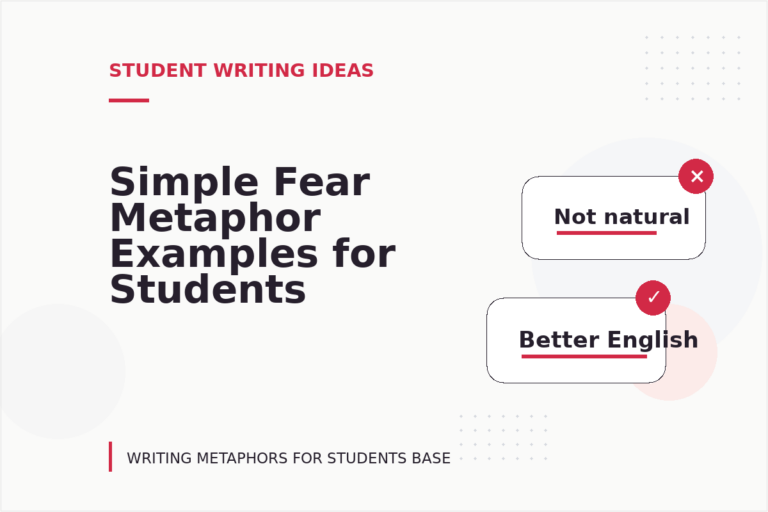 Simple Fear Metaphor Examples for Students Simple Fear Metaphor Examples for Students