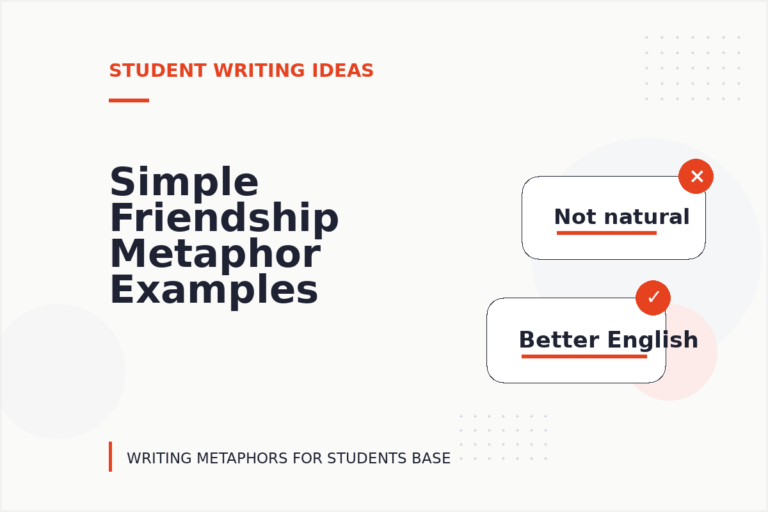 Simple Friendship Metaphor Examples for Students Simple Friendship Metaphor Examples for Students