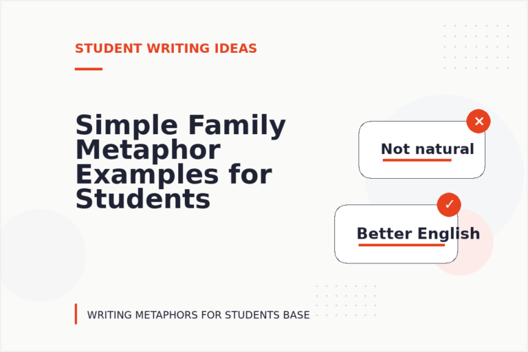 Simple Family Metaphor Examples for Students