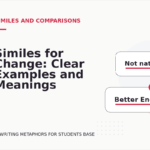 Similes for Change: Clear Examples and Meanings