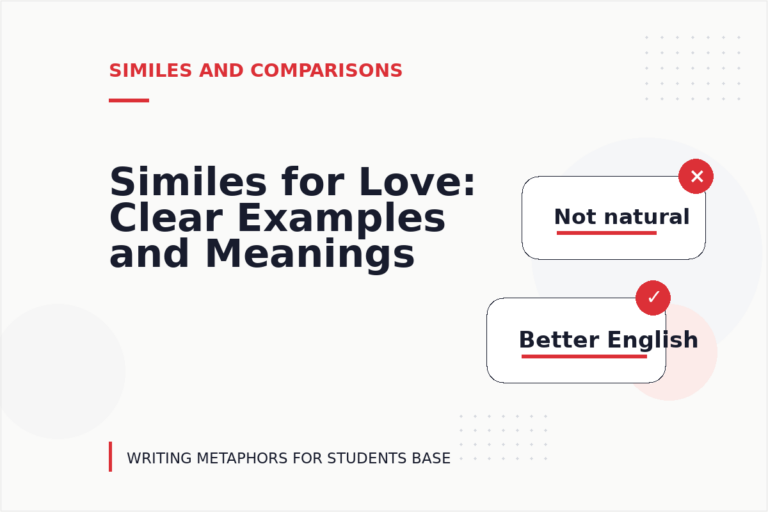 Similes for Love: Clear Examples and Meanings