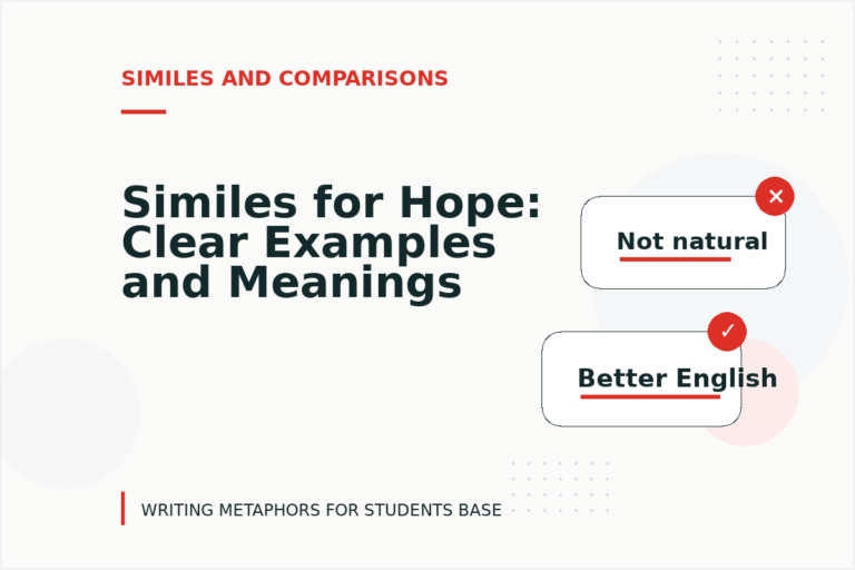 Similes for Hope: Clear Examples and Meanings