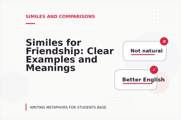 Similes for Friendship: Clear Examples and Meanings