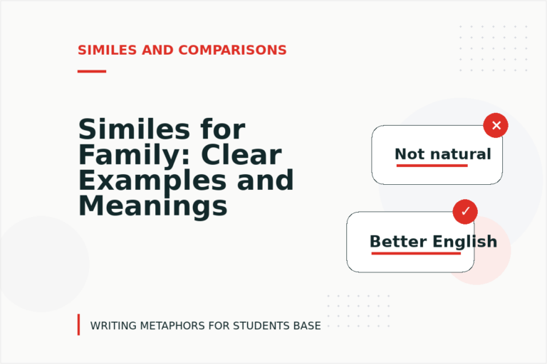 Similes for Family: Clear Examples and Meanings Similes for Family: Clear Examples and Meanings