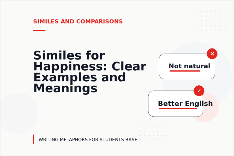 Similes for Happiness: Clear Examples and Meanings Similes for Happiness: Clear Examples and Meanings