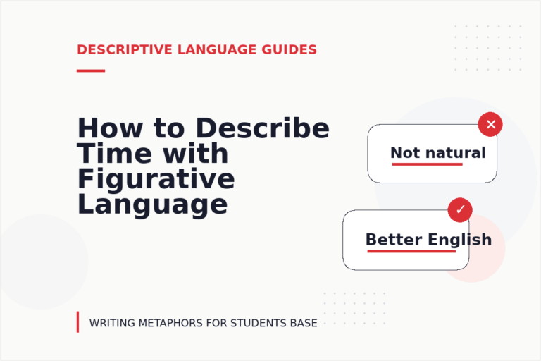 How to Describe Time with Figurative Language